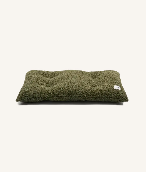 Coussin Bela - Bouclette Kaki