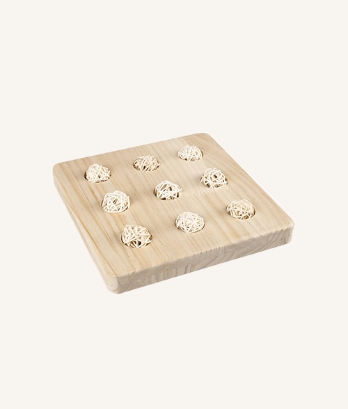 Jeu de stratégie en bois pour lapin et rongeurs de la marques Duvo Plus