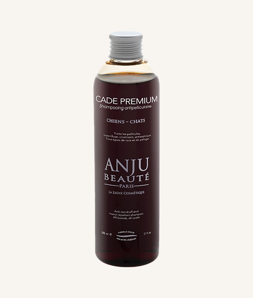 Shampoing anti-pelliculaire pour chiens et chat de la marques Anju Beauté. Gamme professionnel.