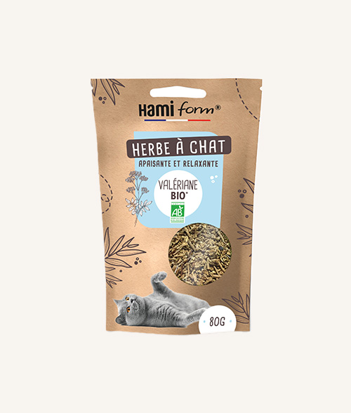 Herbe à chat valériane Bio 100% Naturel et fabriqué en France de la marque Hamiform
