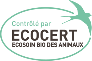 Label ecocert certifié ecosoin des animaux