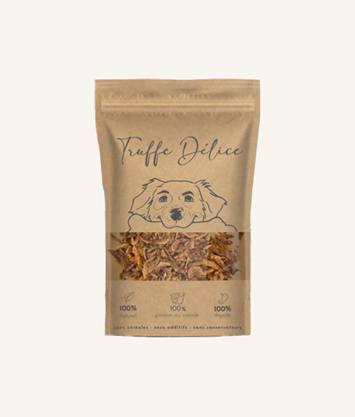 Crevettes séchées naturelles – friandises riches en protéines, idéales pour chien et chat