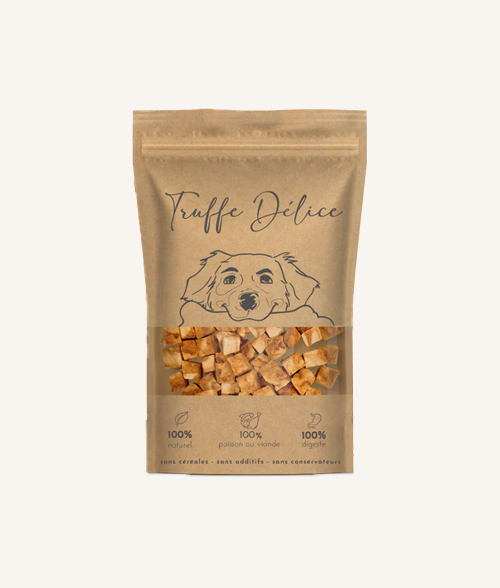 Friandise au saumon – bouchée naturelle, riche en oméga-3 et en goût, pour chien et chat