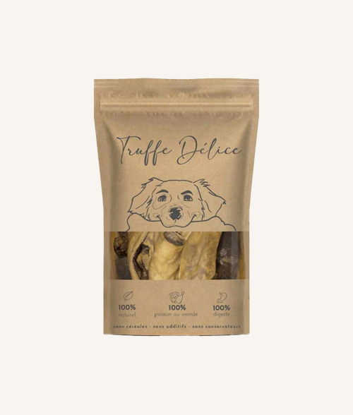 Peaux de cerf naturelles – friandises à mâcher riches en protéines, pour chien