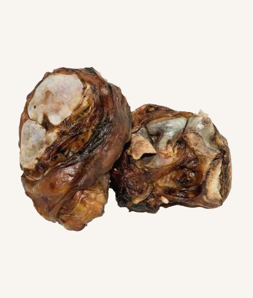 Genou de bœuf naturel – friandise robuste à mâcher, idéale pour les mâchouilleurs puissants, pour chien