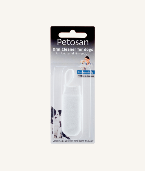 doigtier en microfibre antibactérien pour les nettoyage des dents en douceur des chiens